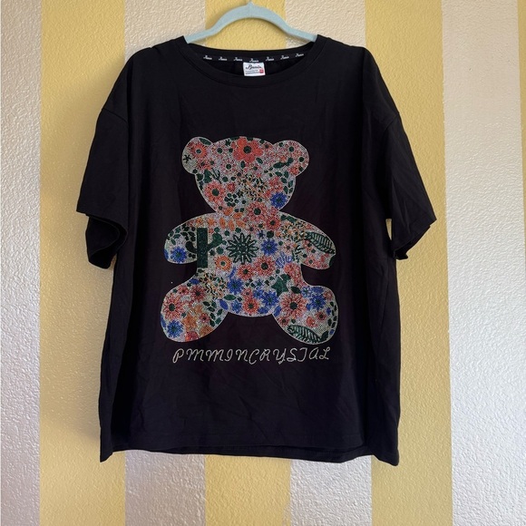 Black Graphic Kids T-Shirt - Picture 3 of 8